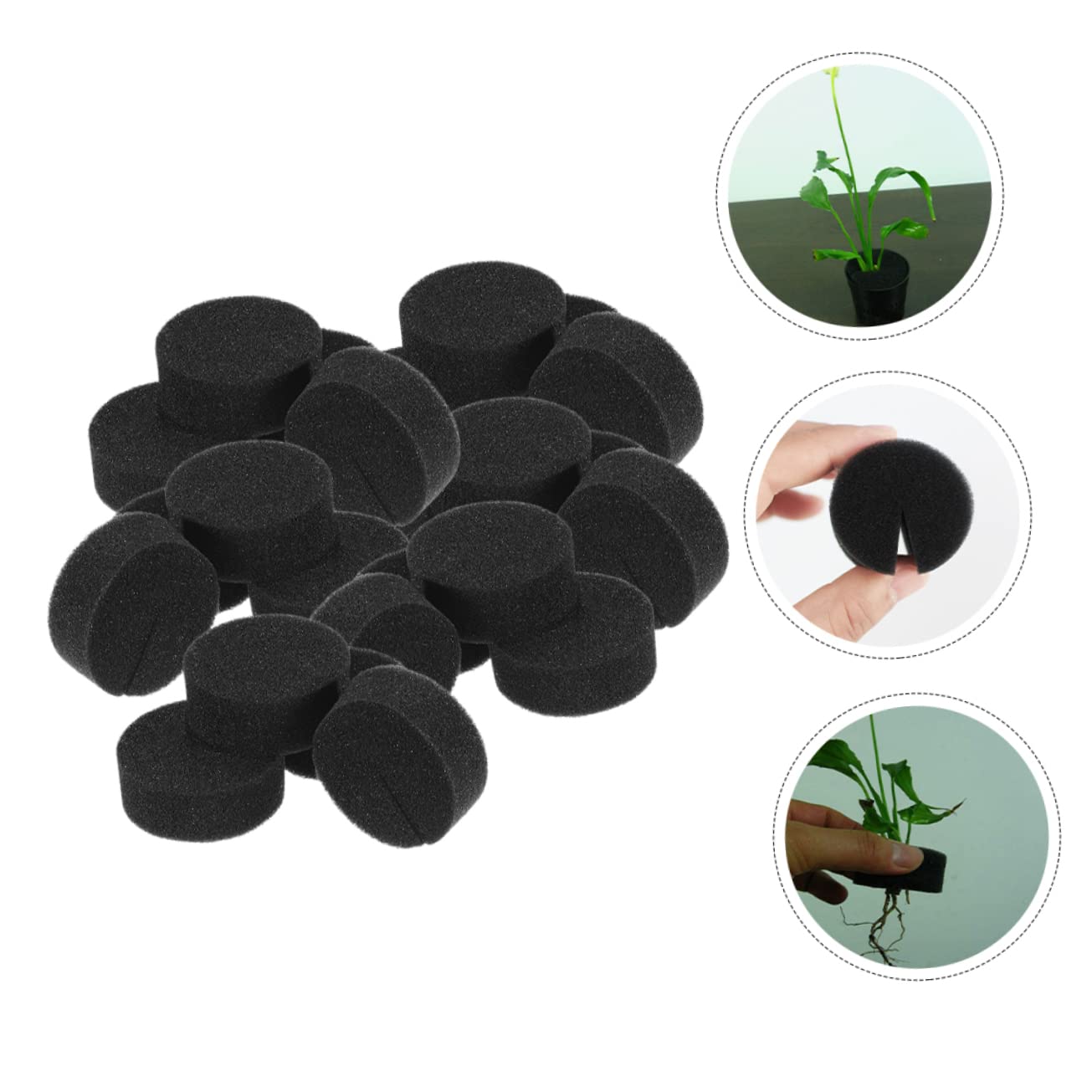 Toddmomy 150pièces Éponges De Culture Hydroponiques Blocs De pour Soilless Outils De Jardinage pour Cultivation Légumière