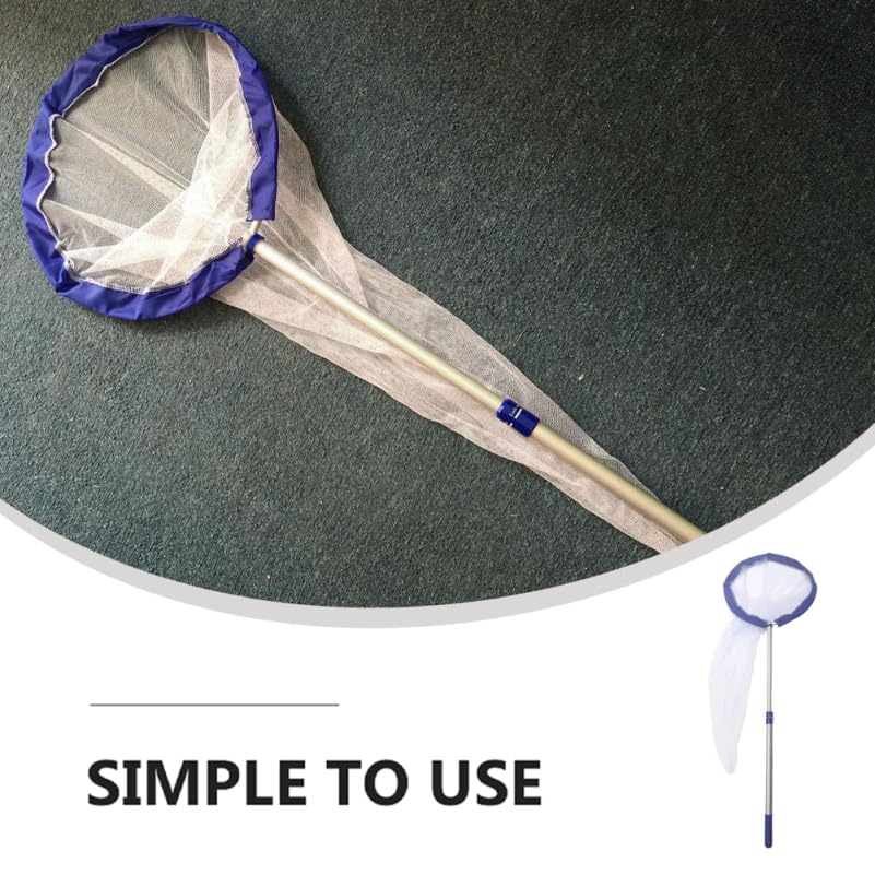 Filet à Papillons Télescopique Hemobllo - Pour Attraper Insectes Et Poissons Sans Blesser - Manche Aluminium Réglable