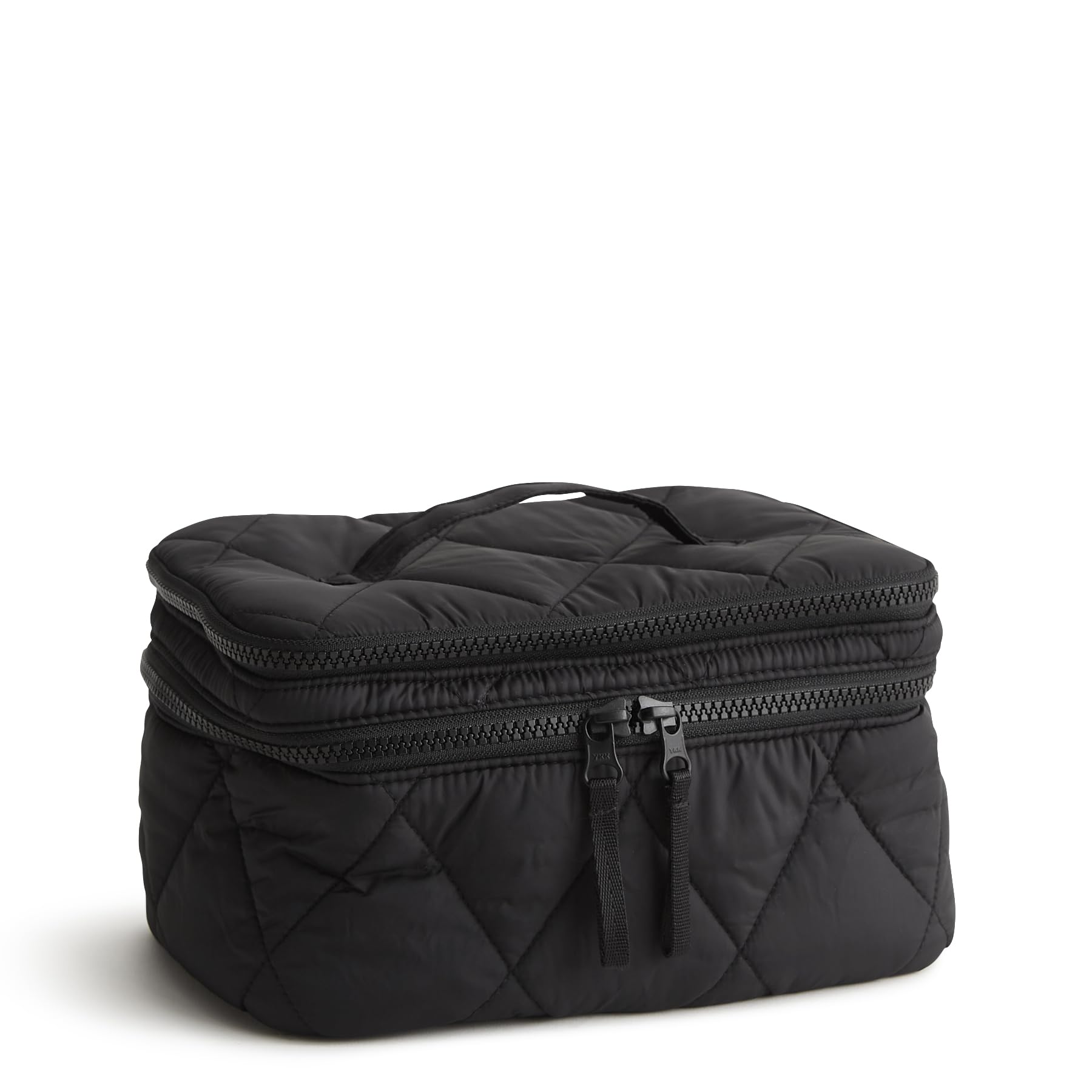 Vera Bradley Women's Nylon Brush Up Cosmetic Case Makeup Bag, Moonless Night, One Size