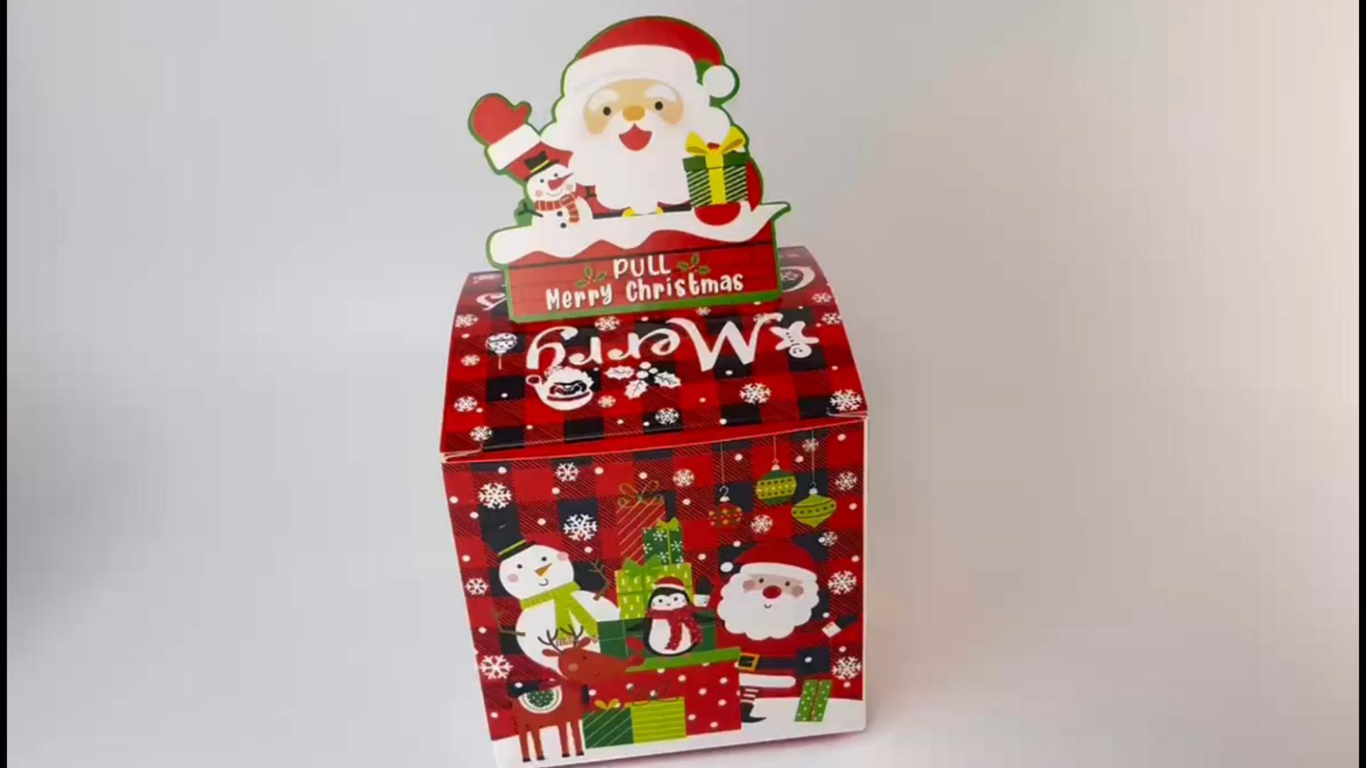 Merry Christmas Cash Pull Gift Box - Fun Money Surprise For Friends & L8Z7