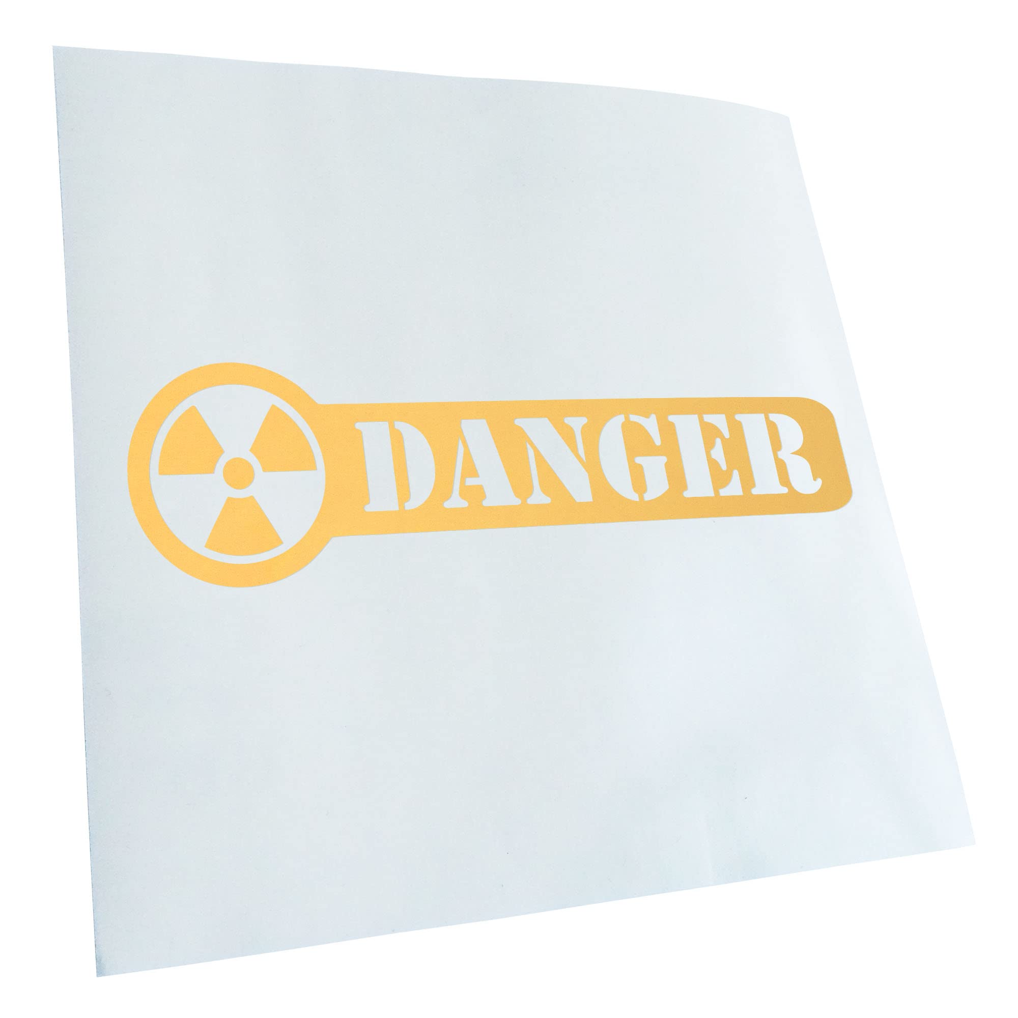 Kiwistar - Car Sticker - Danger Danger Warning - Rear Window Car Sticker Weatherproof for Car Truck Moped Truck - Sticker Exterior Self-Adhesive Tuning Accessories for Window Vehicle Window