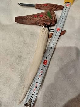 Amazon.co.jp: 品 アイヌ刀（マキリ）+本物鹿の角 : おもちゃ