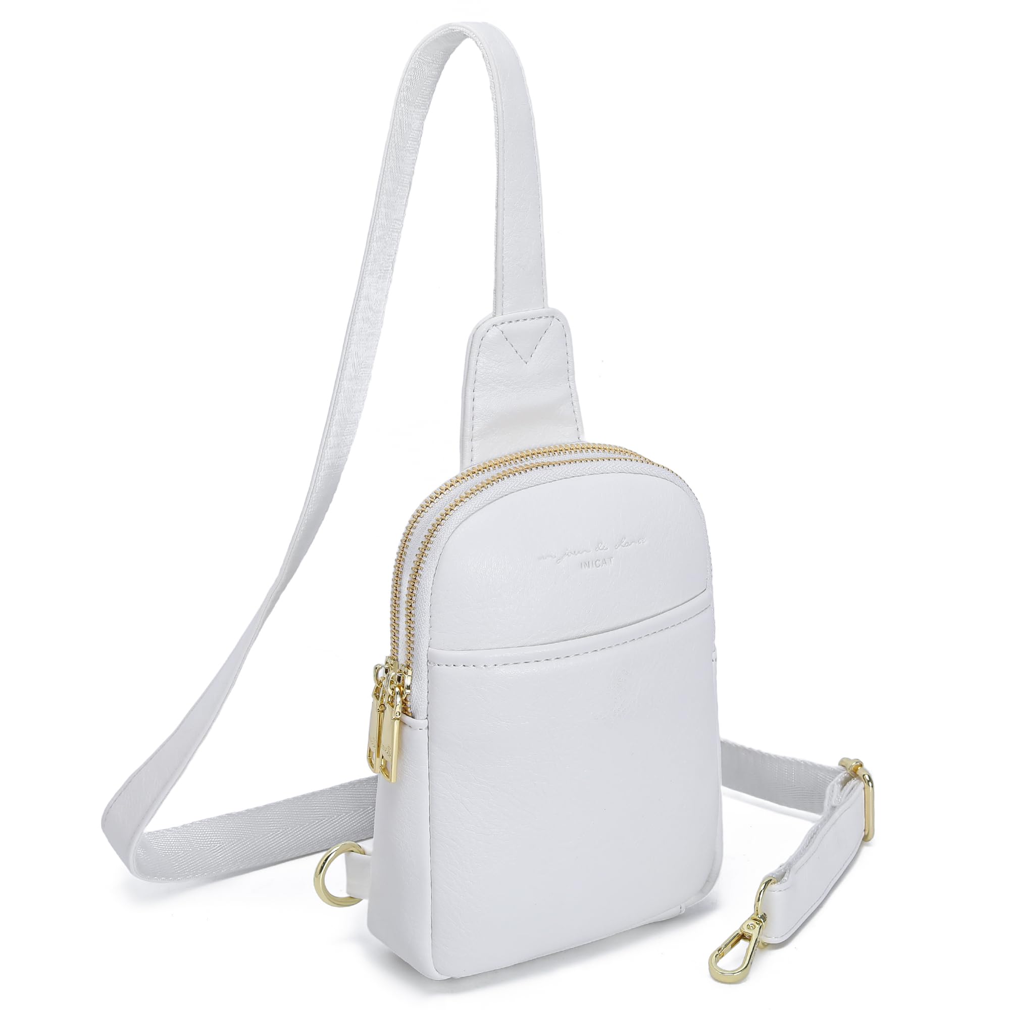 INICAT Anti Theft Crossbody Bags for Women Travel Small Sling Bag Fanny Packs Cross Body Purses Everyday