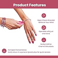 Vista 2 de The Ultimate Jewelry Tool Helper for Charm Bracelets - Unlocking Convenience with a Universal Clasp Opener for European Charm Bracelets, Barrel