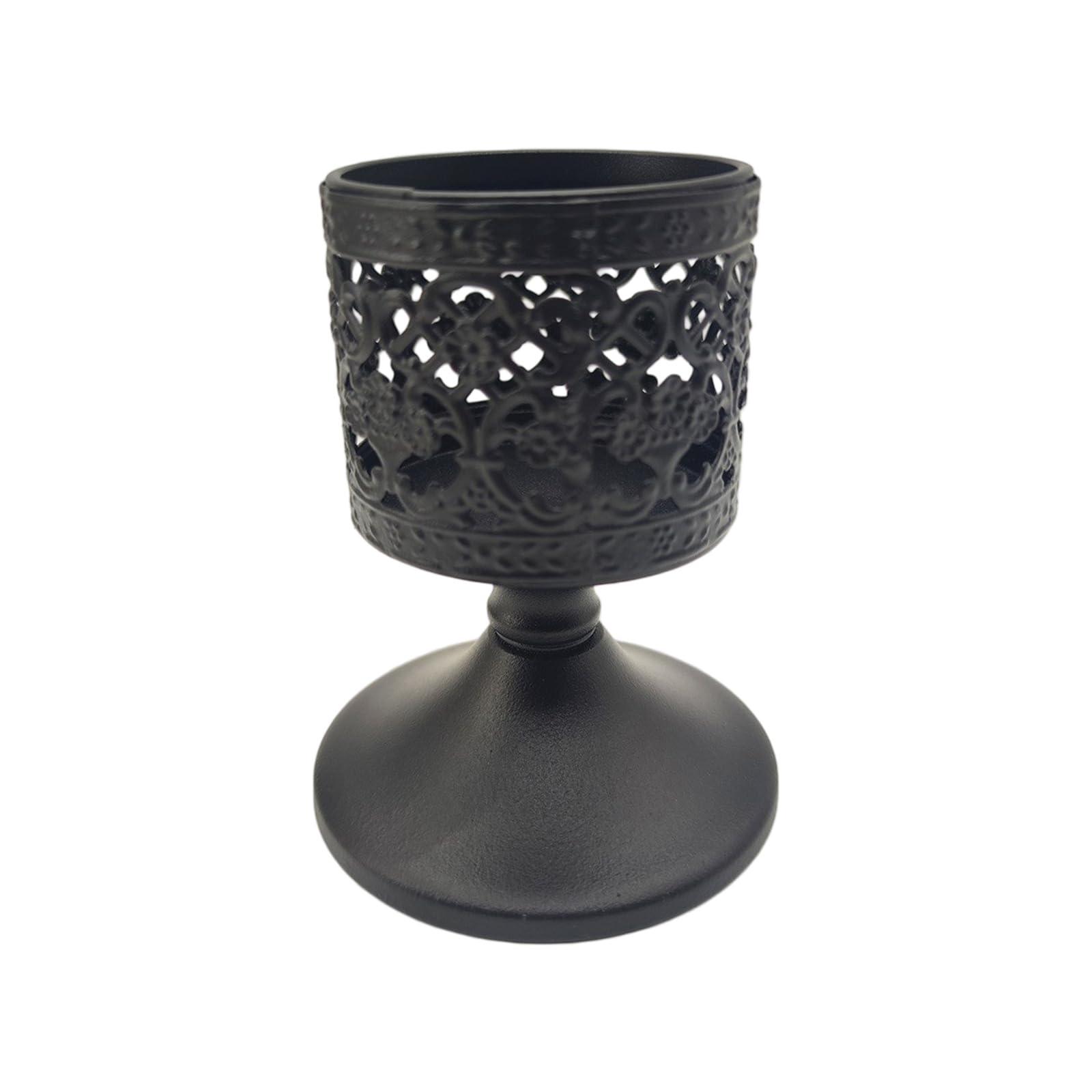 Tsophreniq Eid Ramadans Metal Tealight Holders with Openwork Design for Wedding Centerpiece and Dining Table Hollow Out Stand