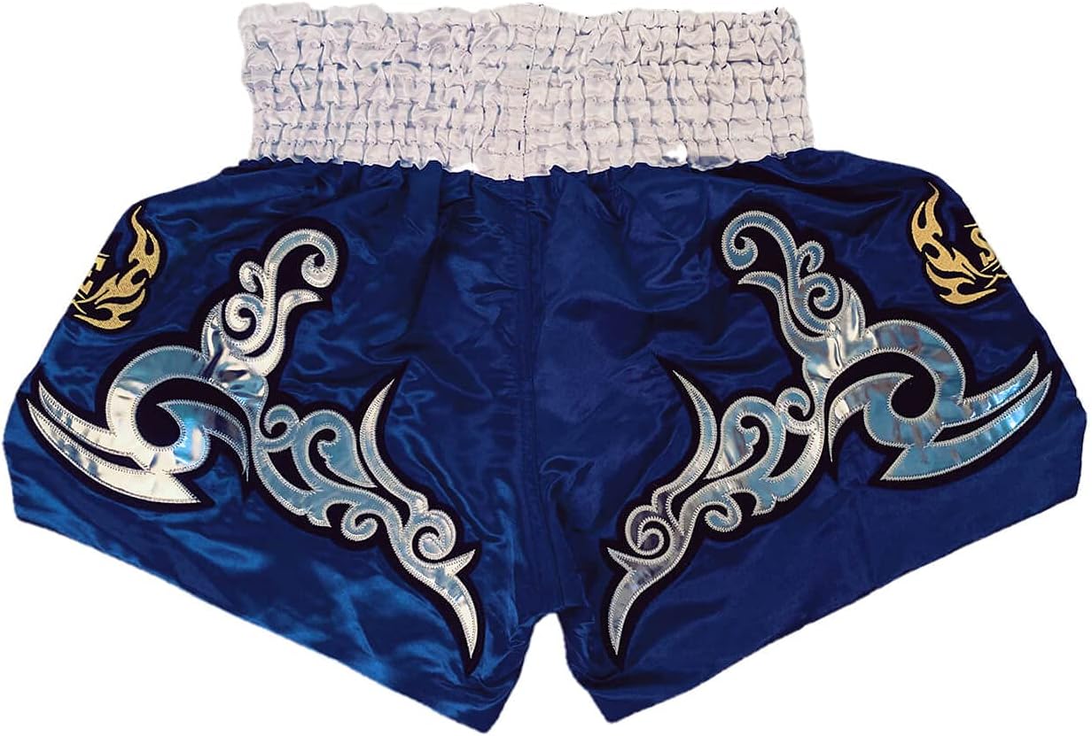 NAMAZU Muay Thai Shorts for Men and Women, High Grade MMA Gym Boxing Kickboxing Shorts.