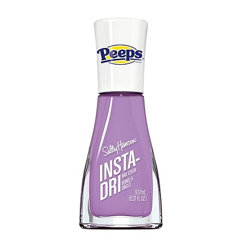 Sally Hansen Insta Dri - Esmalte de uñas de secado rápido, PEEPS Lavender, 0.31 onzas líquidas