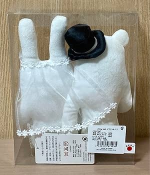 リングピロー　ホイップ&amp;パフィー ウエディングver. Amazon.co.jp: リングピロー 完成品 ホワイト 特別感 高級レース