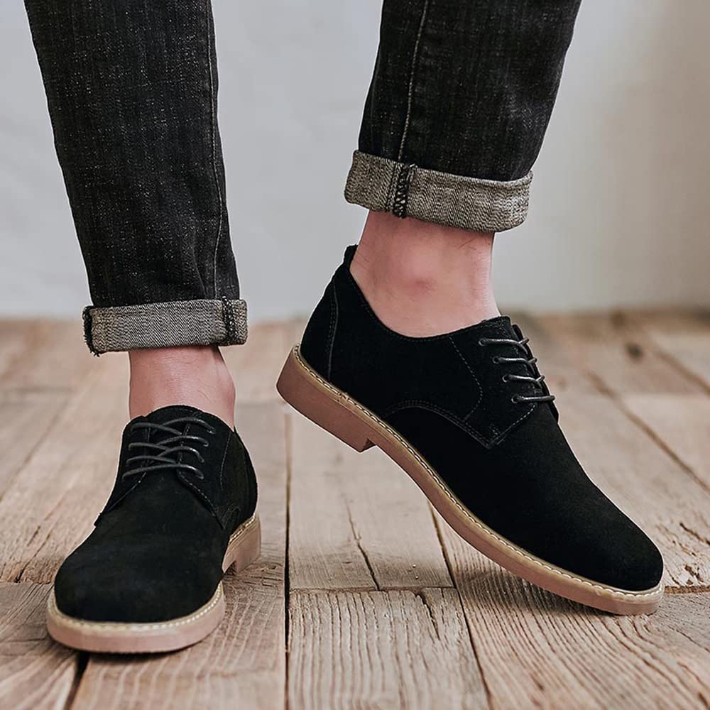 Sapato Oxford masculino casual de camurça estilo britânico com cadarço em promoção! Veja a oferta e mais achadinhos de Sapatos 9 Hoje é o melhor dia para comprar Sapato Oxford masculino casual de camurça estilo britânico com cadarço com aquele preço maroto! Promoção! Aproveite a oferta! 9