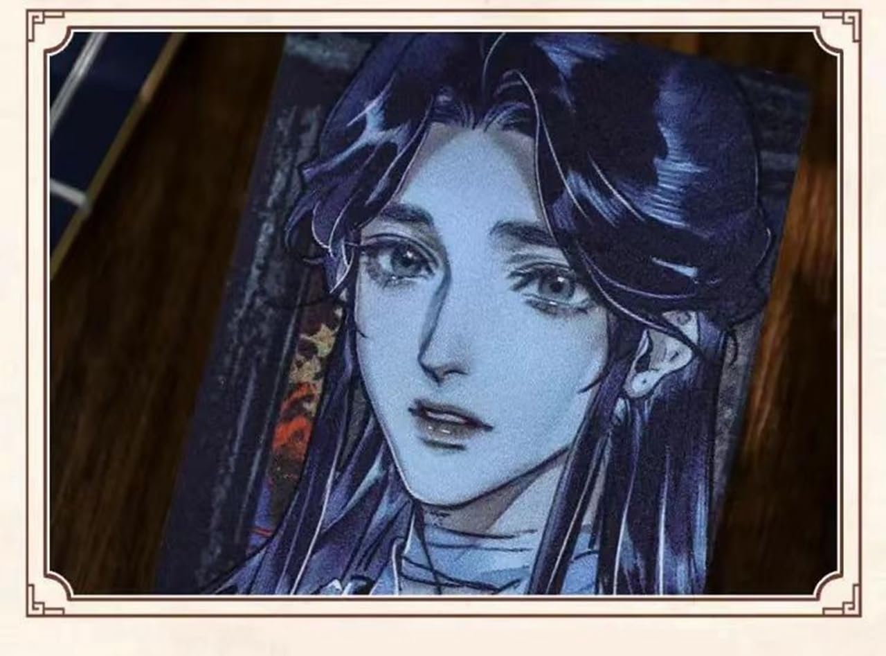 Amazon | UWU 天官賜福 謝憐 三郎 ラスターカード 公式 萌グッズ