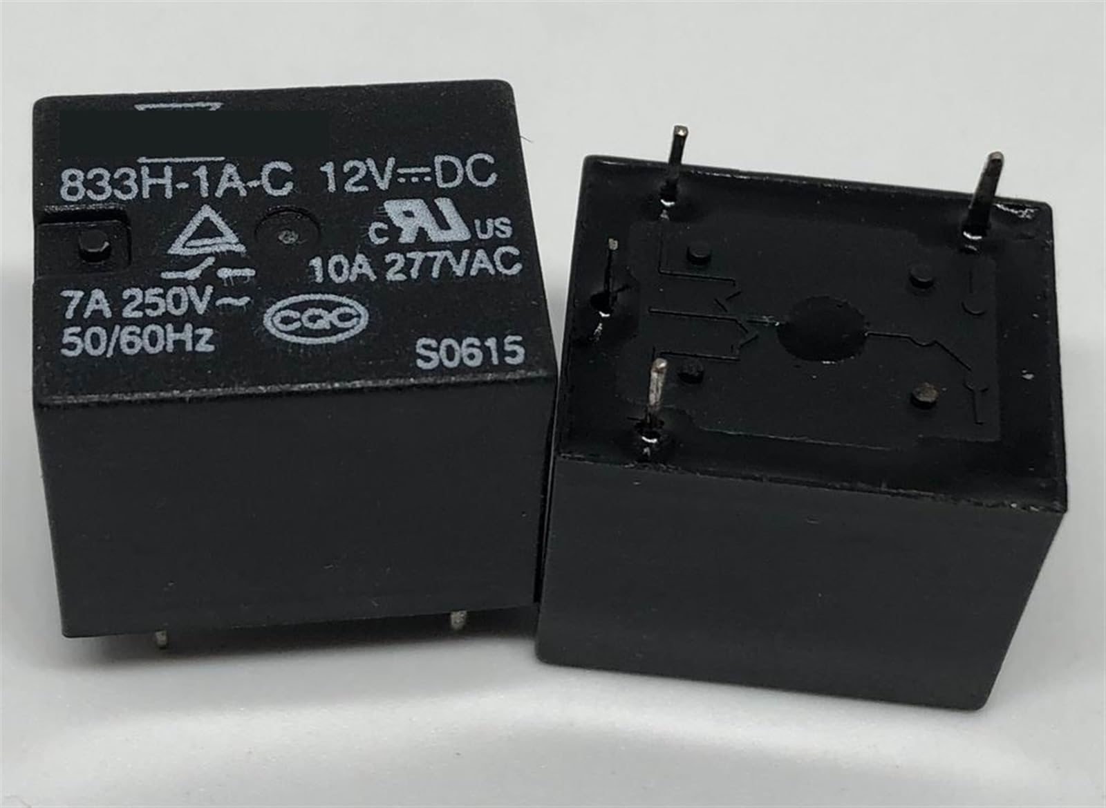 GJZIFGFWQ 833H-1A-F-C 12VDC ; 833H-1A-C 48VDC Relay 4pins 1Pcs(833H-1A-C 12VDC)