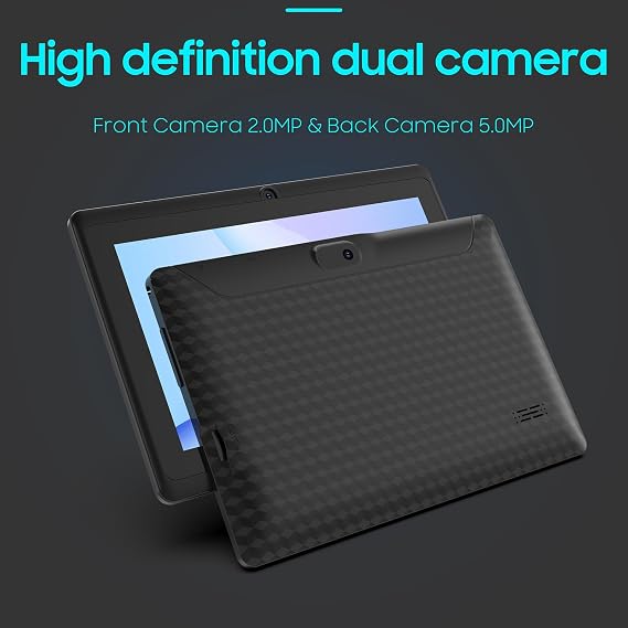 ZZB Tablet 7 inch Android Tablets 4GB RAM 32GB Storage 1024GB SD Expansion Tablets PC, Quad-core Processor 1024x600 IPS HD Touchscreen 2MP+5MP Dual Camera Tab, WiFi6 Bluetooth 3000 mAh Battery Tablet