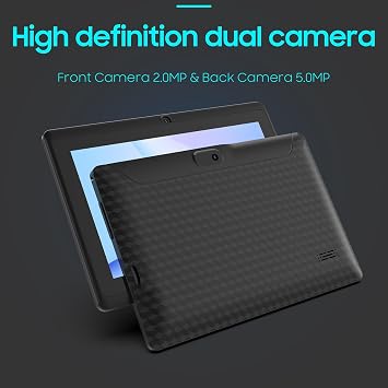 ZZB Tablet 7 inch Android Tablets 4GB RAM 32GB Storage 1024GB SD Expansion Tablets PC, Quad-core Processor 1024x600 IPS HD Touchscreen 2MP+5MP Dual Camera Tab, WiFi6 Bluetooth 3000 mAh Battery Tablet