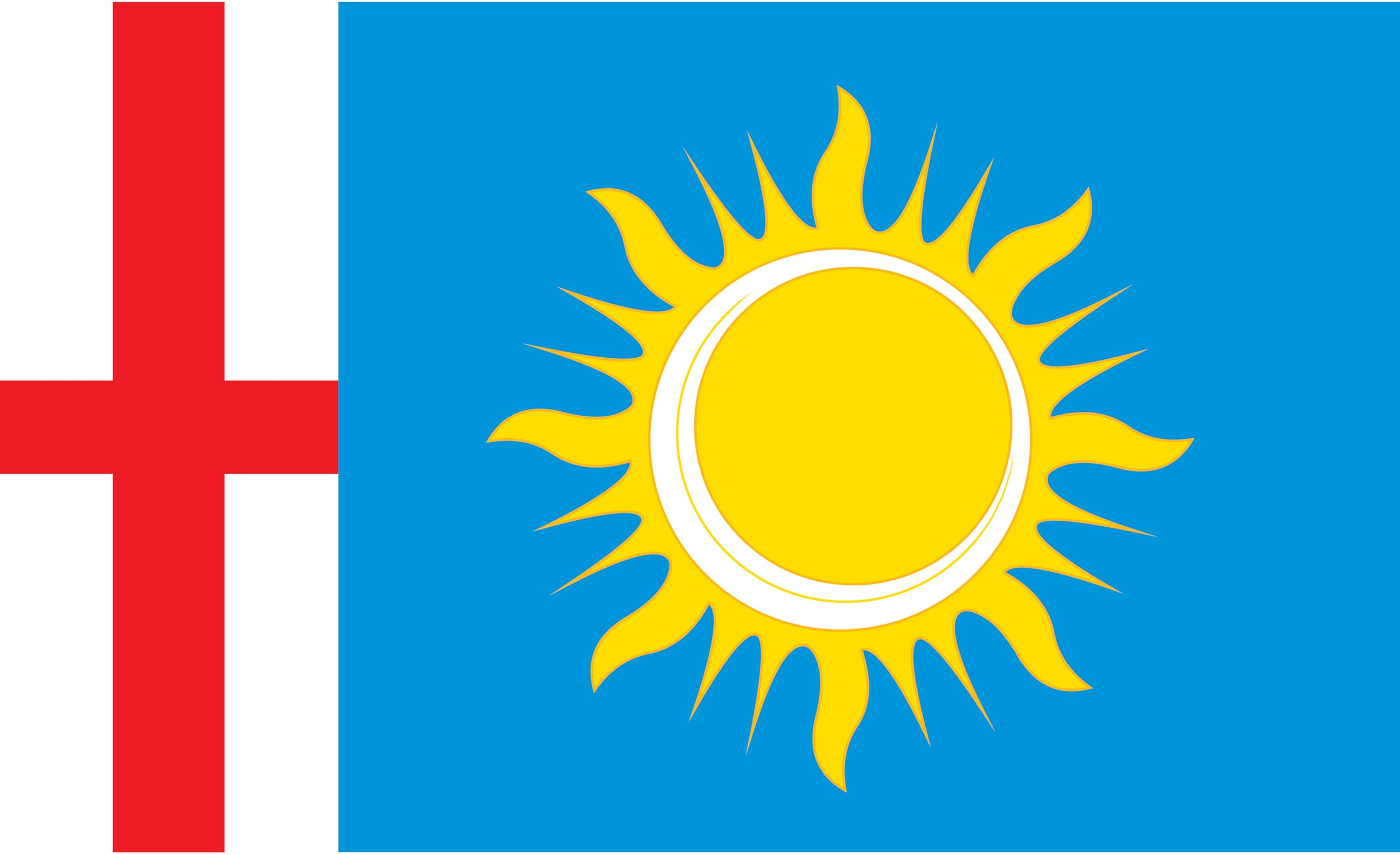 Drapeau de Milan Anti-Effilochage 150x90 cm Pavillon Ville Italienne Haute Ténacité