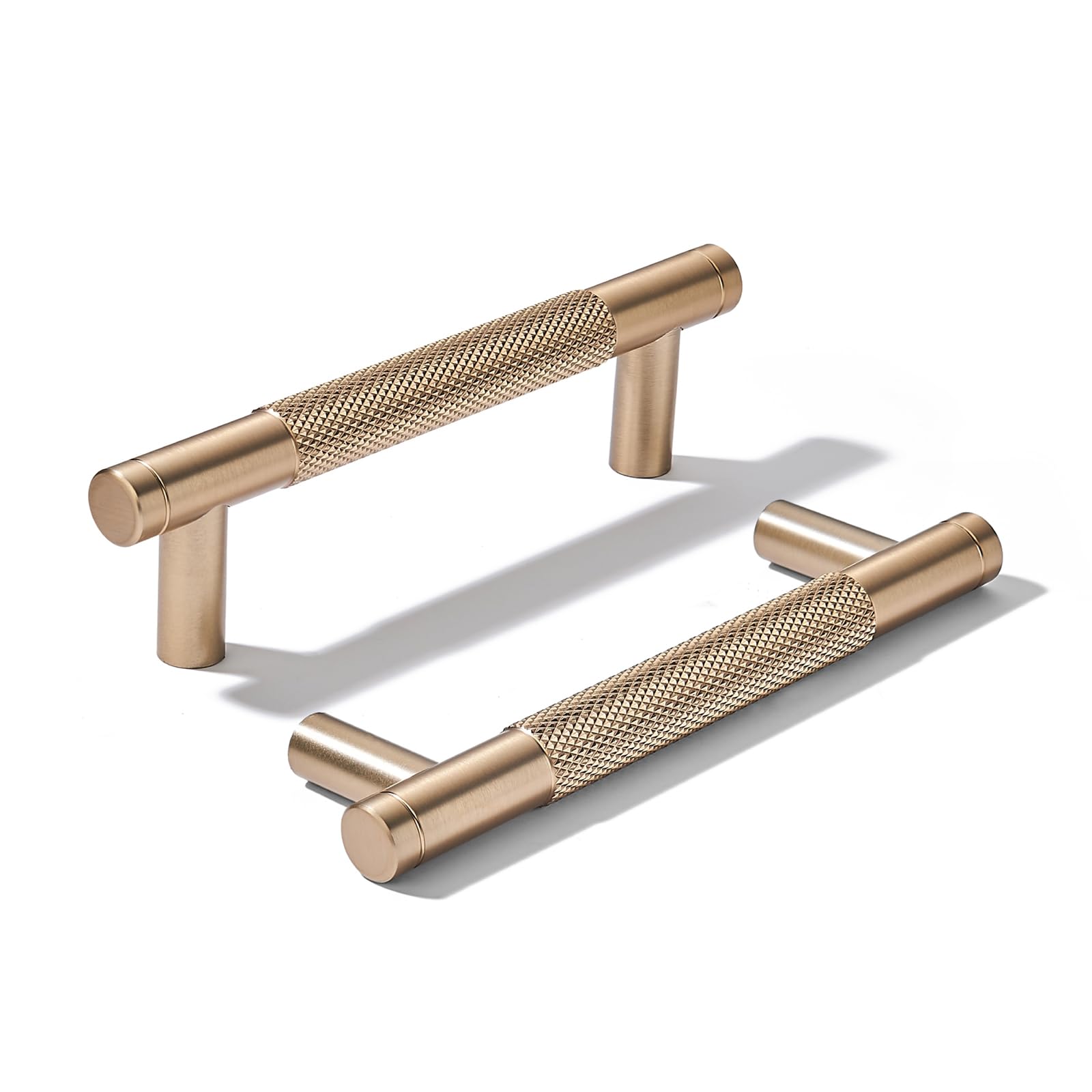 KHTUMEWARE-3440 Champagne Bronze Cabinet Pulls CTC 4 in (102 mm) 10-Pack