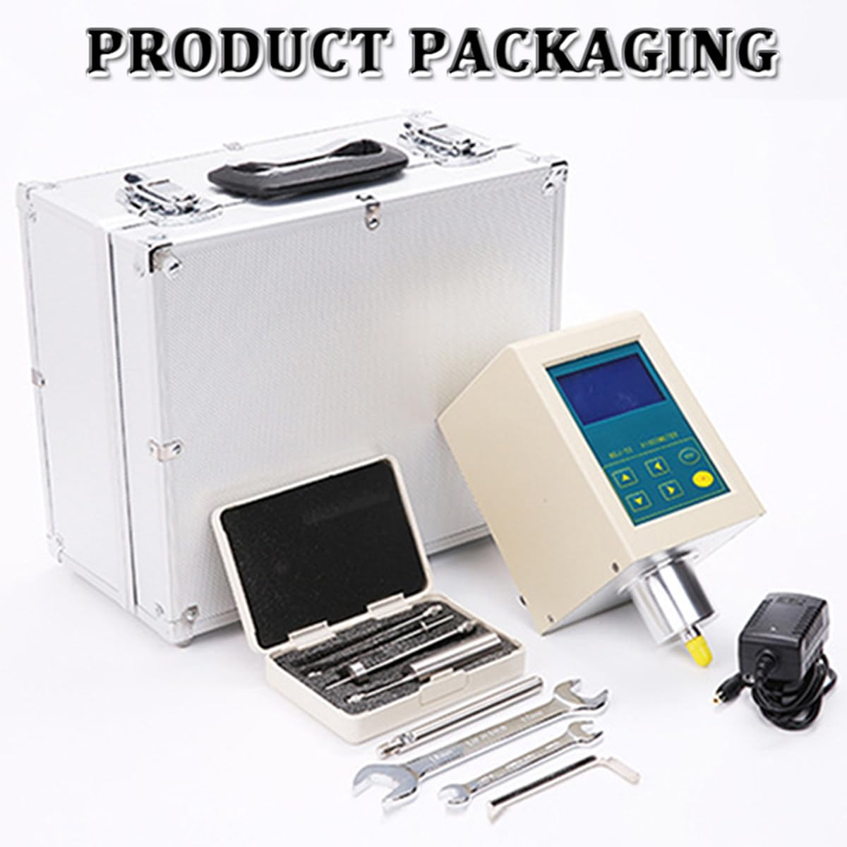 Viscosímetro digital giratorio con pantalla táctil con 4 rotores ± 1% de precisión para pinturas, recubrimientos, grasas, cosméticos, 1-100000 mPa.S