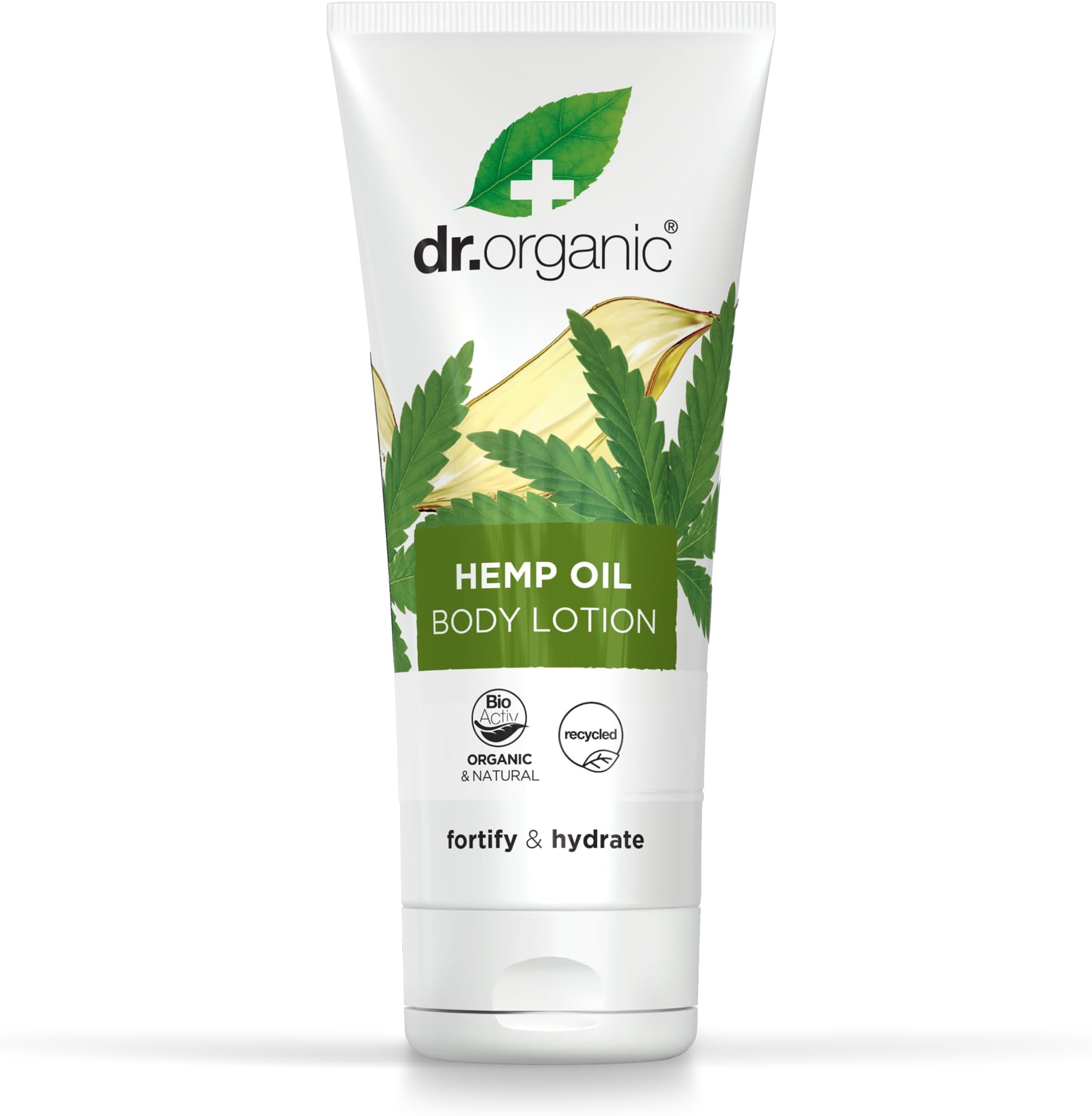 Dr Organic Hemp Oil Lotion, Moisturising, Mens, Womens, Natural, Vegetarian, Cruelty-Free, Paraben & SLS-Free, Recycled & Recyclable, Organic, 200ml, Packaging may vary