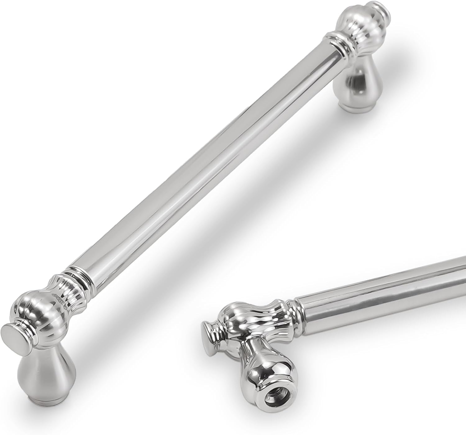 POVEFONK 10 Pack 5 inch(128mm) Brushed Satin Nickel Kitchen