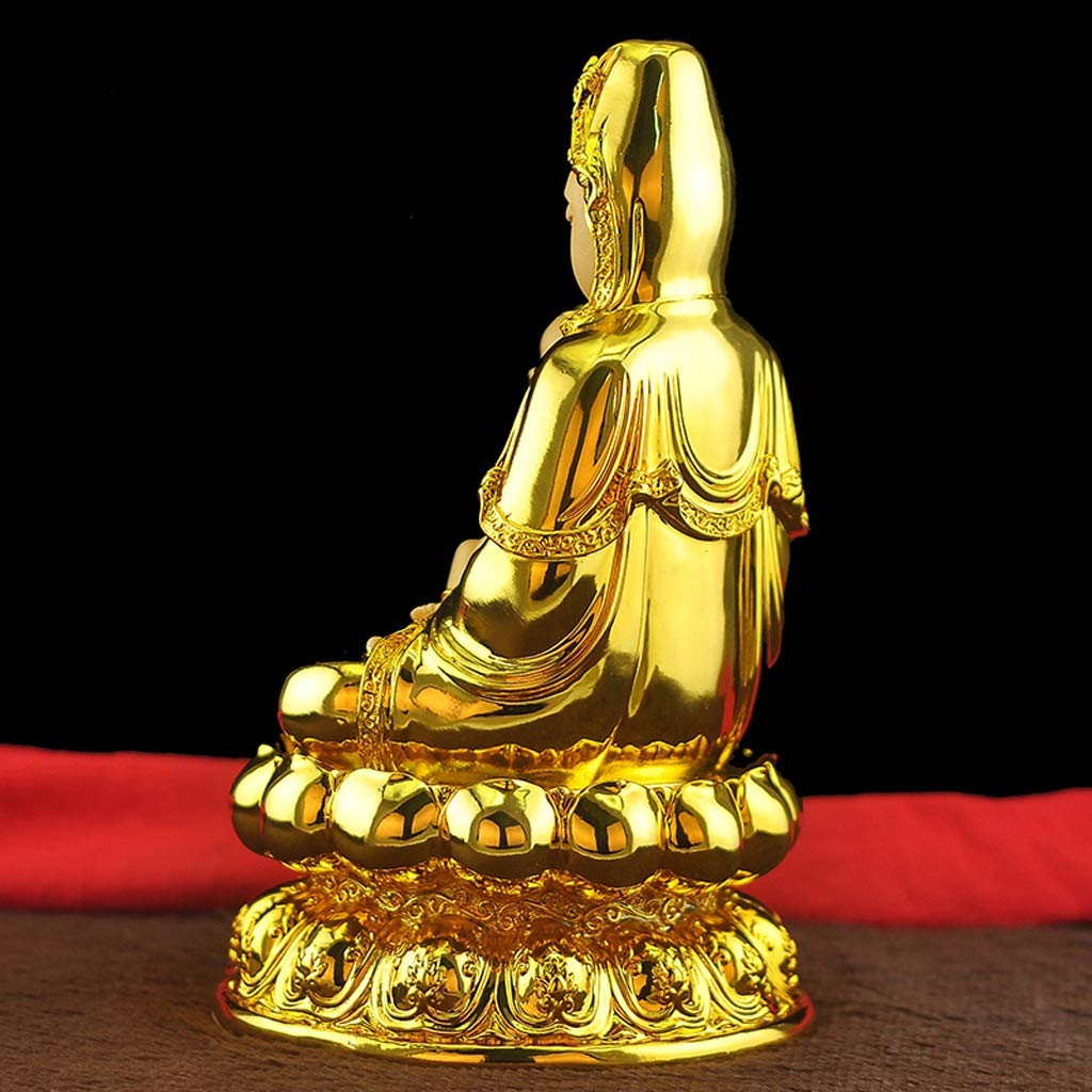 Statue Feng Shui décoration de la maison attirer la richesse et la bonne chance ornements Feng Shui figurines de collection en résine dorée parfaites pour votre maison ou votre bureau sculpture de pr