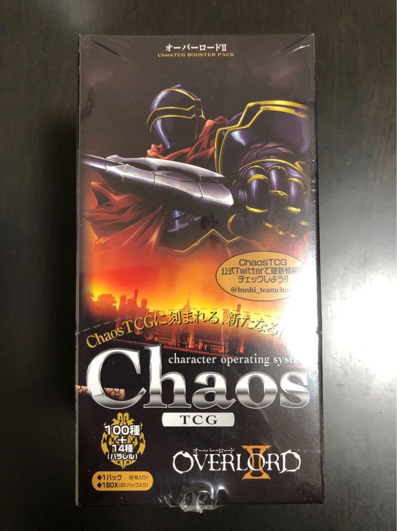 ChaosTCG オーバーロード 初版 絶版 BOX 希少】Chaos TCG オーバー