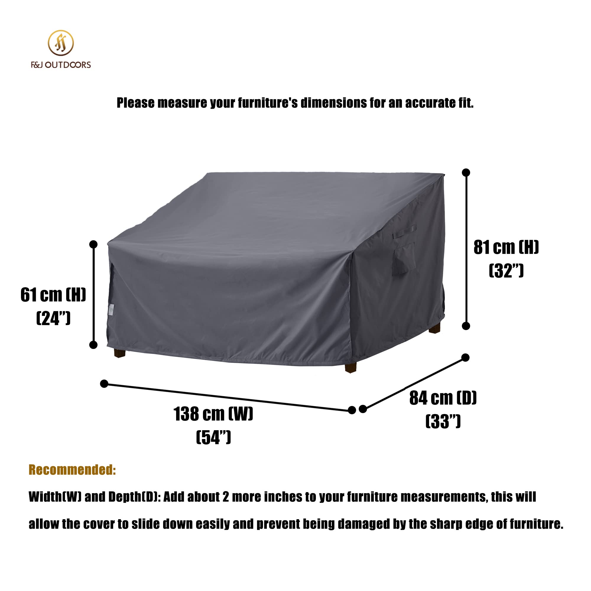 F&J Outdoors Schutzhülle Für Tische, Robust W Produktbild-Vorschau 7