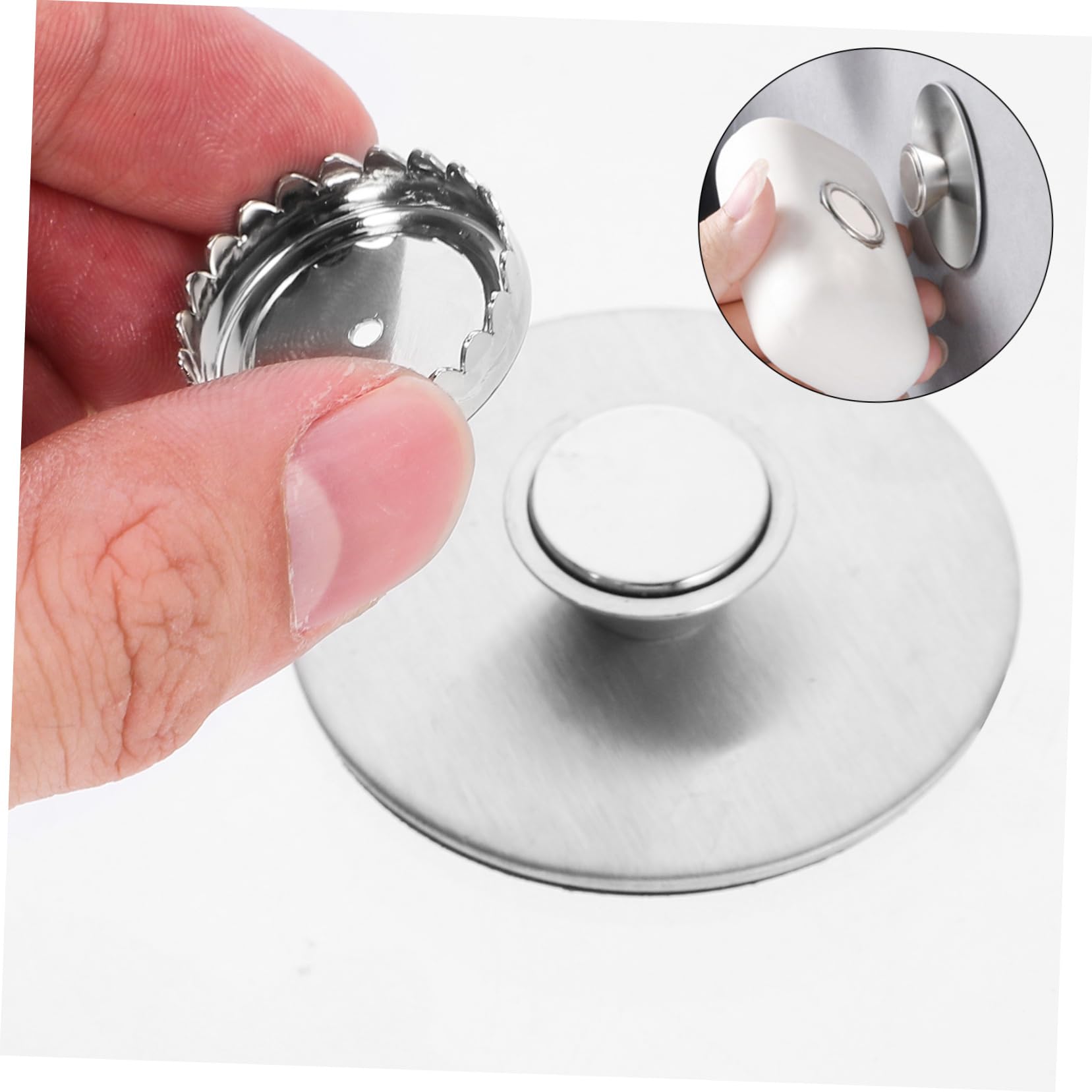 5 Set Di Portasapone Magnetico Da Parete Di Qualità Superiore Facile Da Installare Per Il Bagno