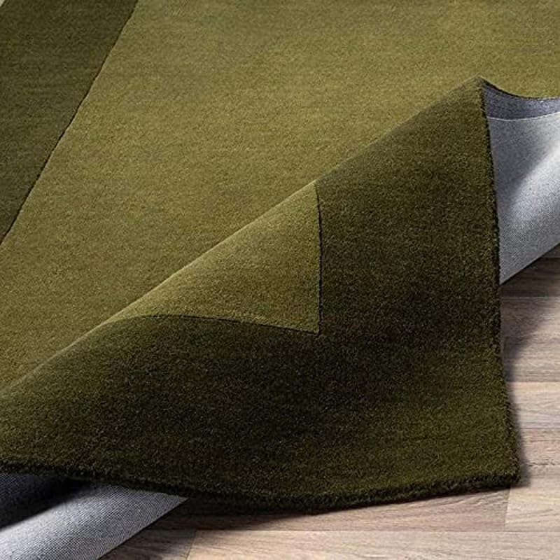 Image of Carpets and Rugs Handwoven Woolen Thick Floral and Contemporary Designs for Area Rugs, Carpets for Living Room, Bedroom, Hall Size 2x10 feet Bedside Runner