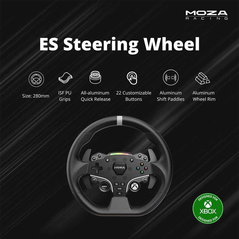 MOZA RACING R3 Bundle - Lenkrad- und Pedale-Set