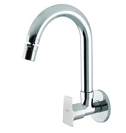 10X Brass Sink Tap FLPR-4211 Rotatable Neck Wall Mount