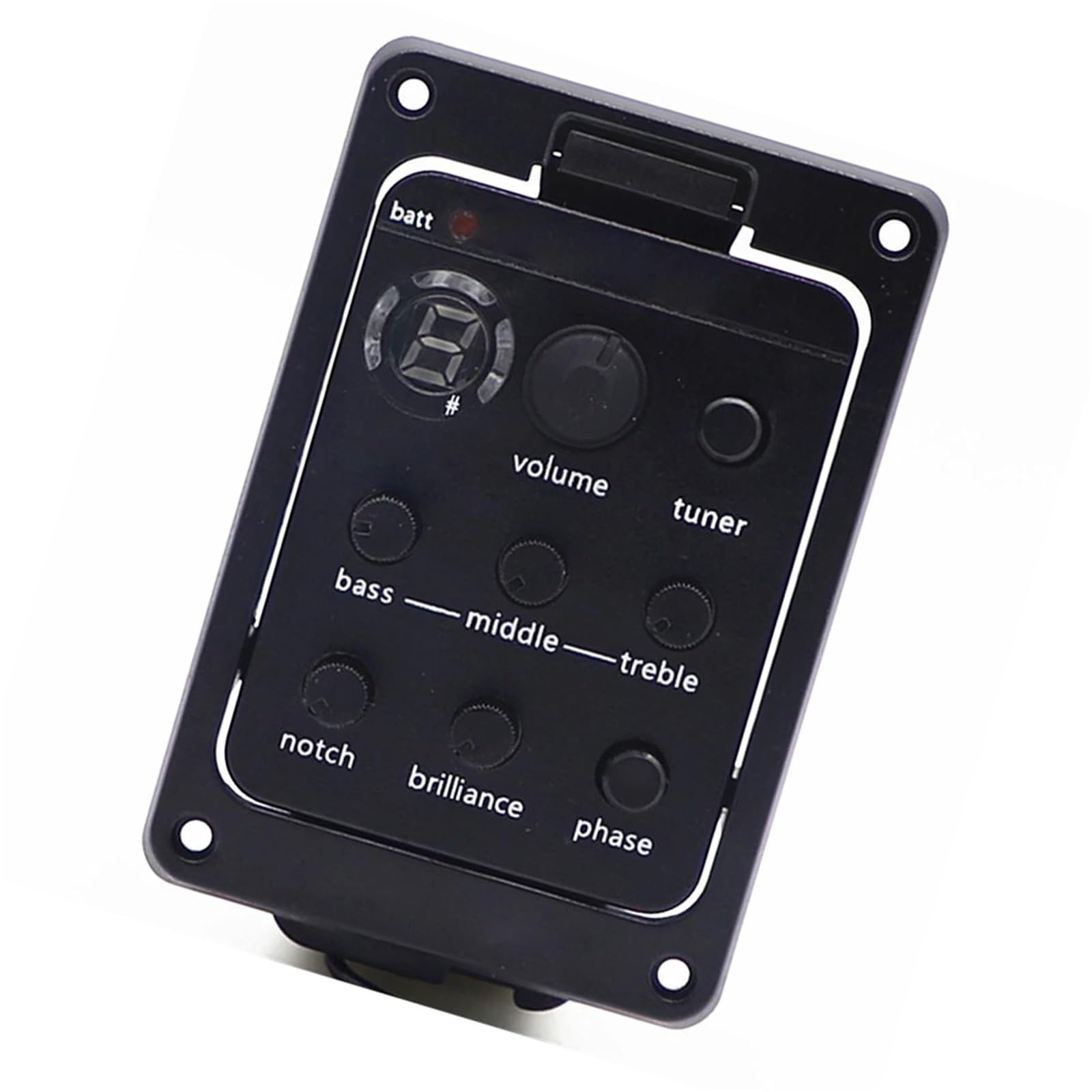 201 Pickup per chitarra acustica Soft Piezo Tuner Volume Bassi Medi Acuti Notch Controllo di fase Pickup Chitarra Acustica