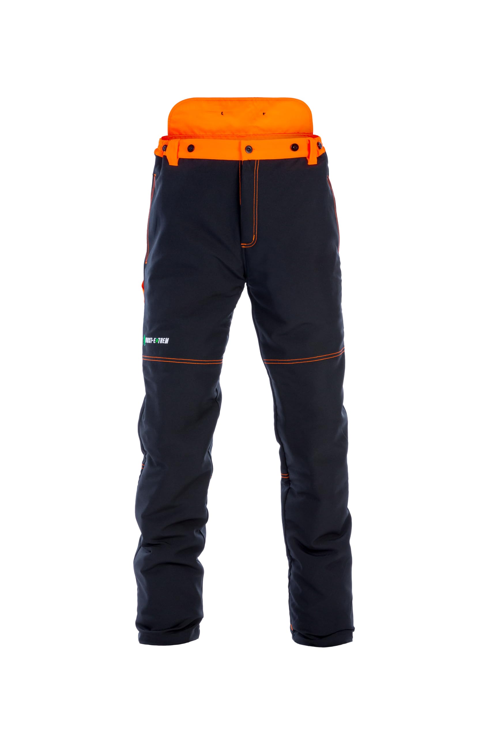 Beginner 2.0 Schnittschutzhose, Schnittschutzklasse 1 (20 m/s), anthrazit-orange oder rot-gelb