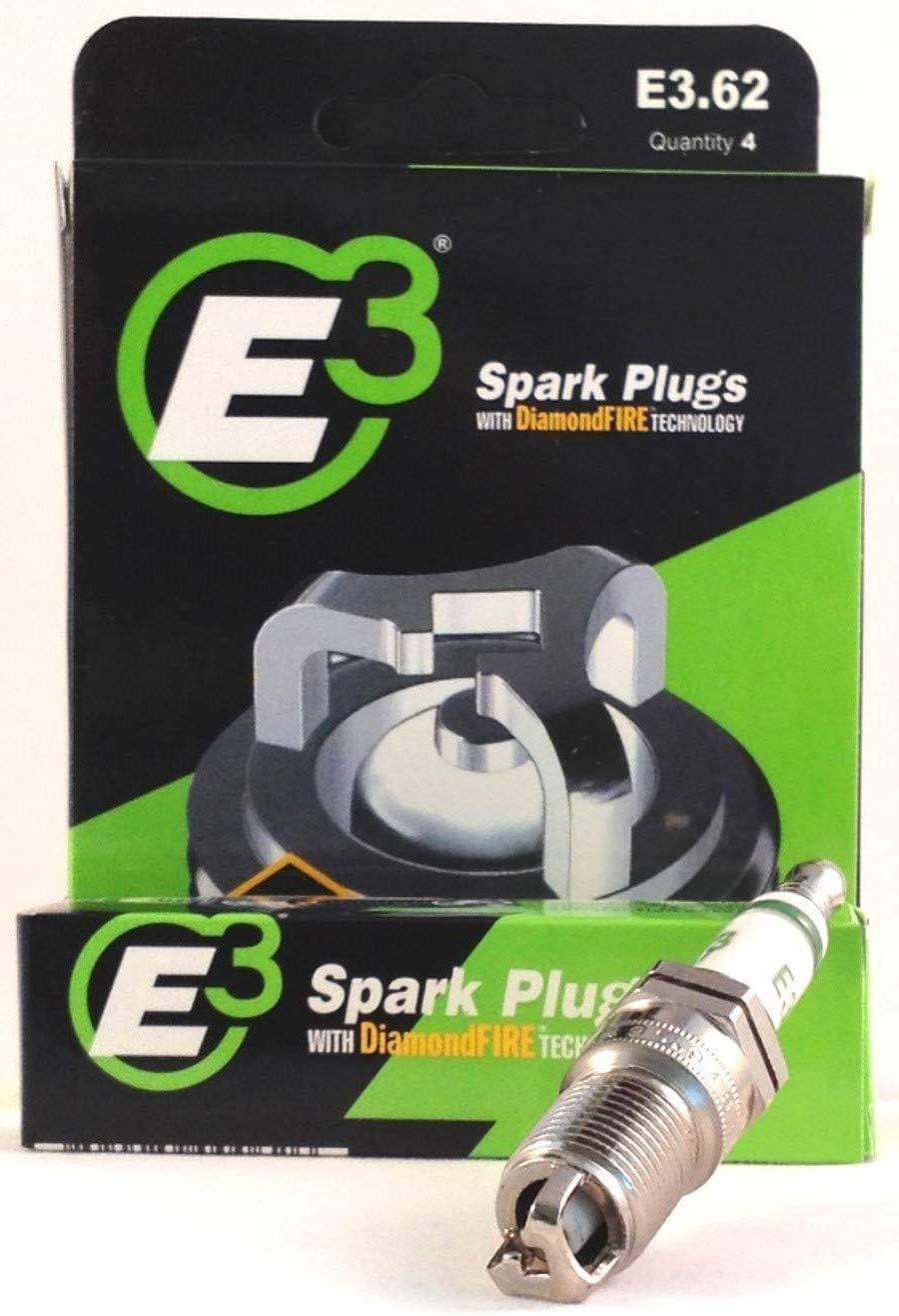 E3 Spark Plugs E3.62 Premium Automotive Spark Plug w/DiamondFIRE Technology (Pack of 1)