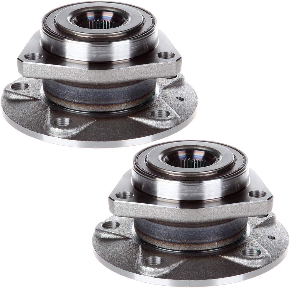 SCITOO 513262 Wheel Hub Wheel Bearing Assembly Front Compatible For Volkswagen For Golf City For Volkswagen For GTI For Volkswagen Eos For Volkswagen For Golf 2006-2012 For Audi A3 for Volkswa