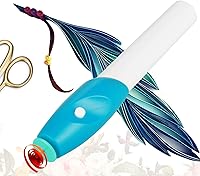 Vista 3 de Quilling 2 en 1, herramienta ranurada, rollo de papel, bolígrafo eléctrico, bolígrafo de papel de quilling automatizado para tiras de papel