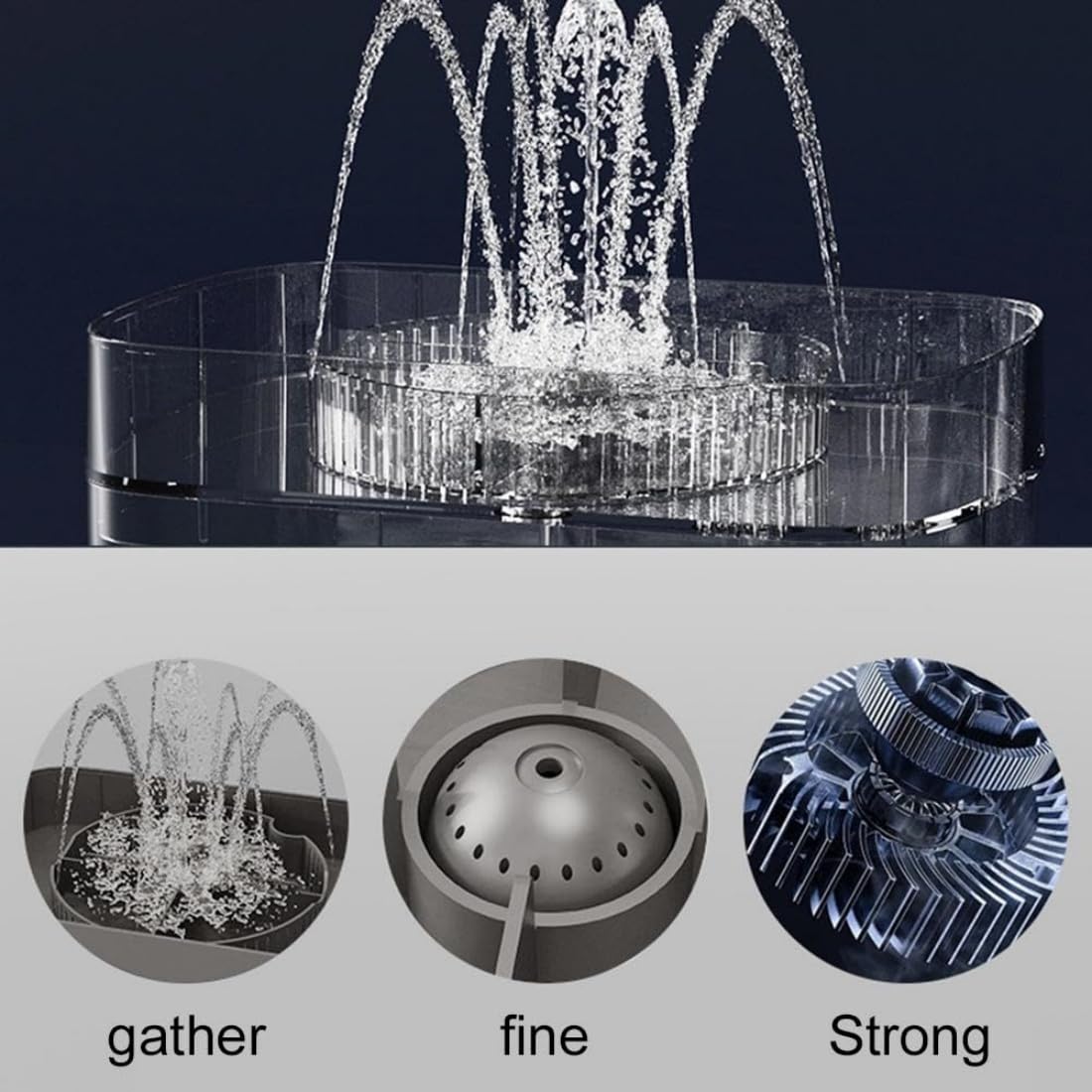 Lavadora eléctrica de vasos y tazas, lavadora automática con depósito de agua de 1,8 L, chorros de alta presión, cup washer para el hogar, la oficina, bares y cafeterías (Gray)