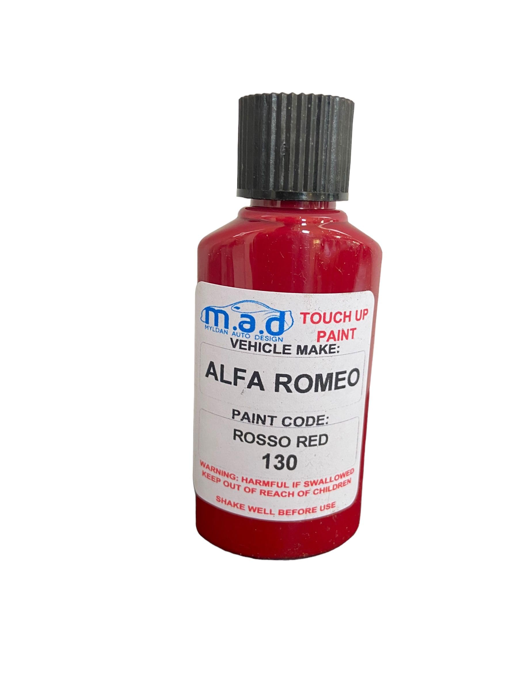 TOUCH UP PAINT FOR FIAT 176 A RED ROSSO PASSIONALE KIT REPAIR KIT PAINT WITH BRUSH SCRATCH