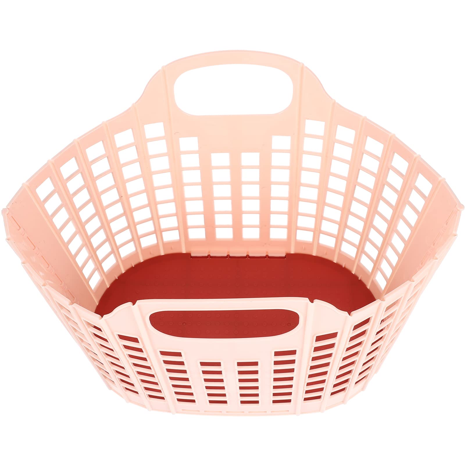 Grocery Shopping Basket Foldable Basket Fruits Basket Plastic Favor Bags Mini Hamper Plastic Toiletry Basket Plastic Shower Handheld Storage Basket Fruit Storage Basket Desktop