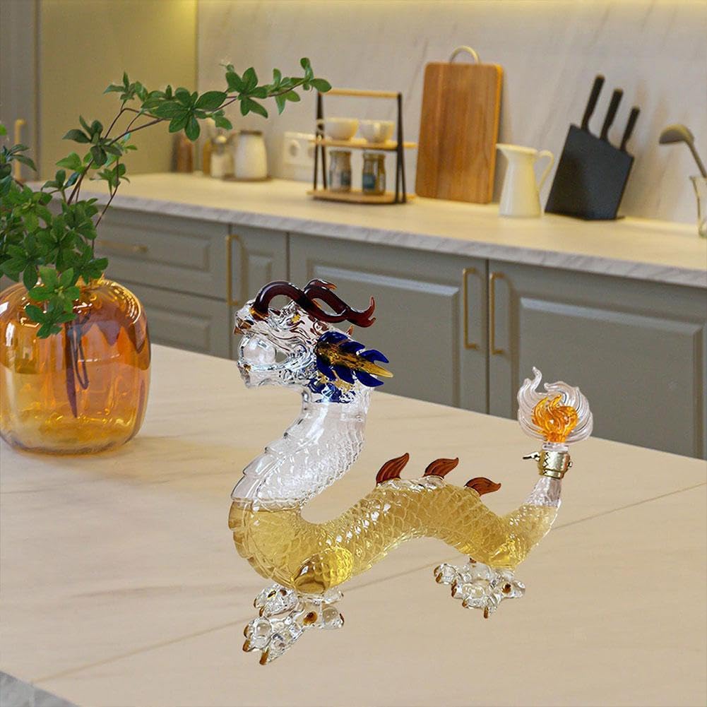 Bouteille De Vin En Forme De Dragon, Carafe à Décanter En Verre