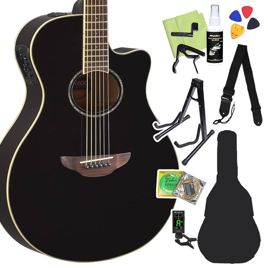 YAMAHA APX600 black アコースティックギター Yamaha APX600 Black Acoustic-Electric Guitar