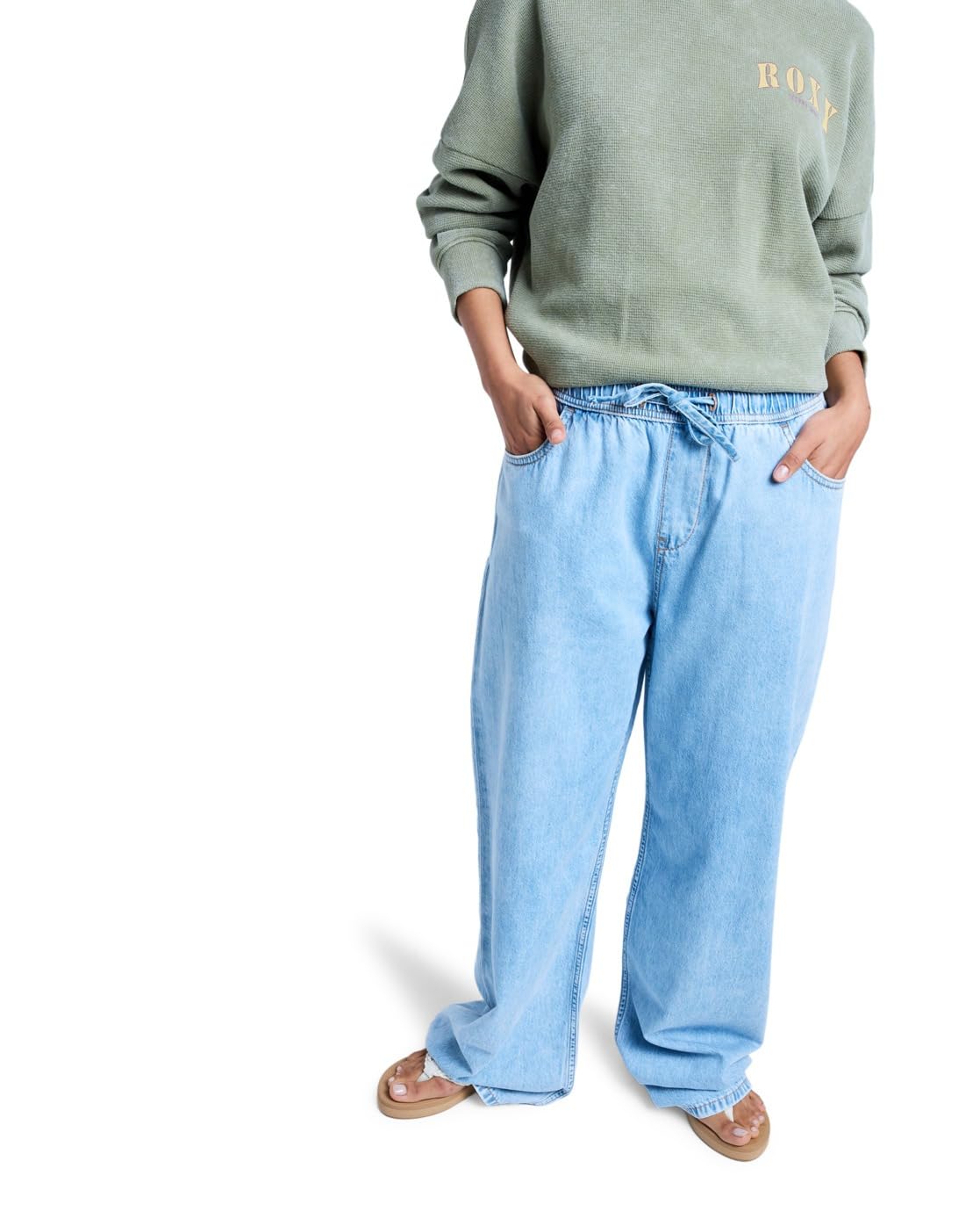 Roxy Stunning View Beau Blue - Relaxed Jeans for Women - Relaxed Jeans - Women - Blue