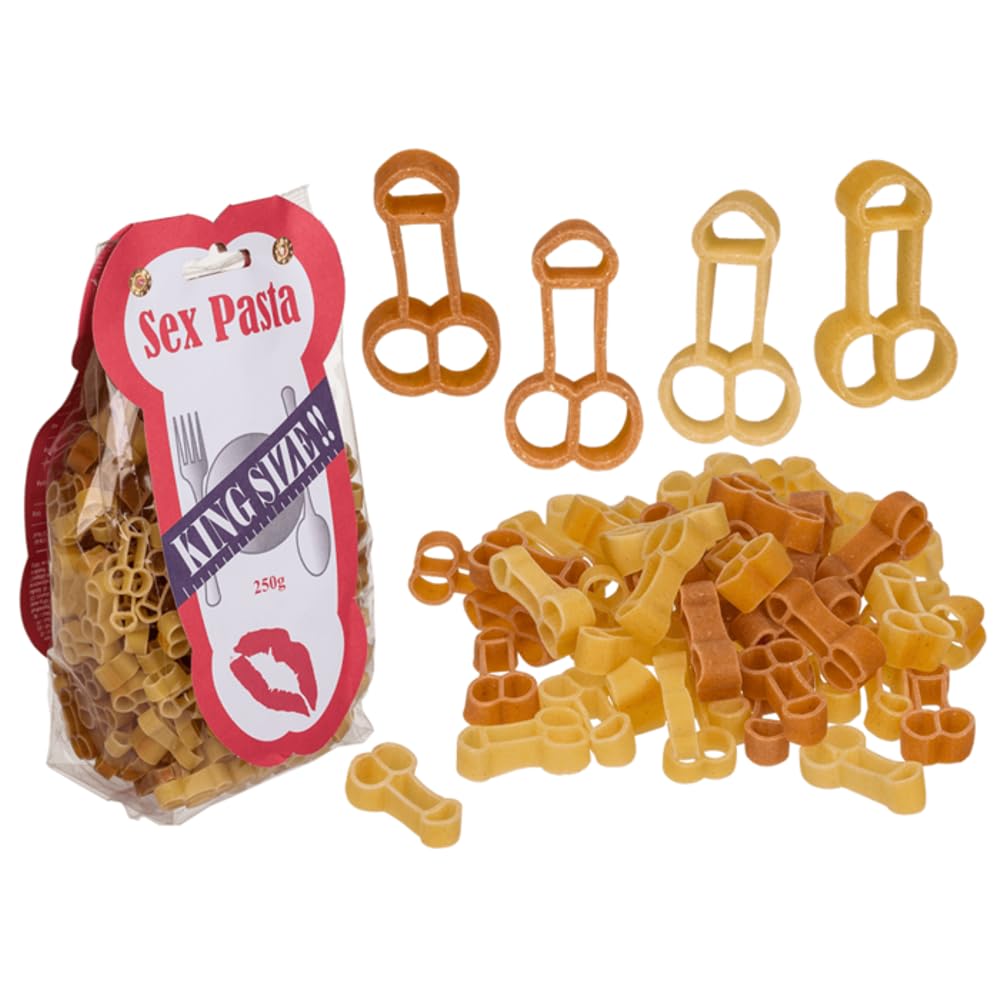 Pasta di semola di grano duro bicolore a forma di pisello per nubilato in confezione da 250 g