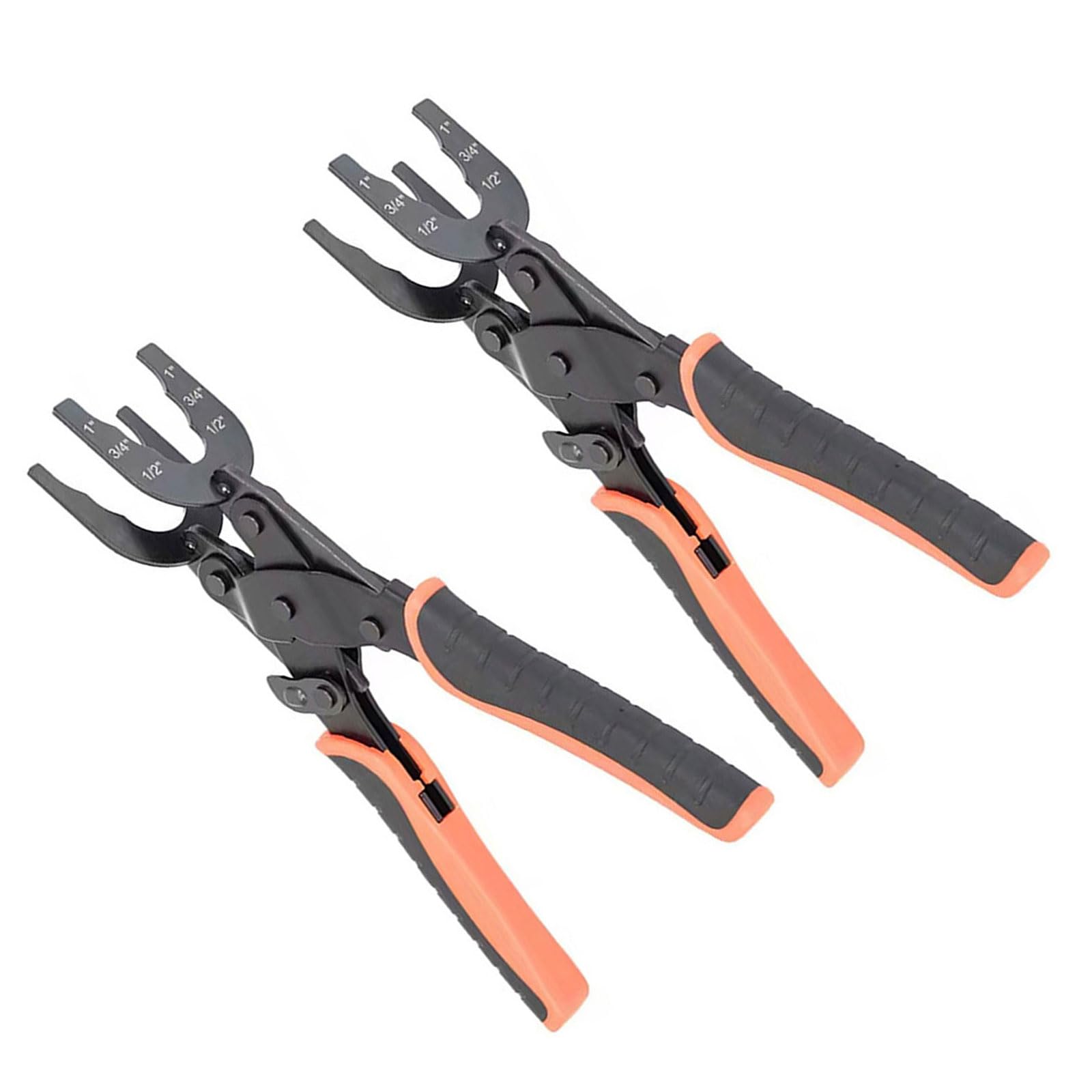 Zbiianxer 2Pcs Disconnection Tongs Tool For Push To Connection Fitting Removal For Demount Copper Clamp For Copper Pipe Fitting Ergonomic Handle Plumbing Pliers