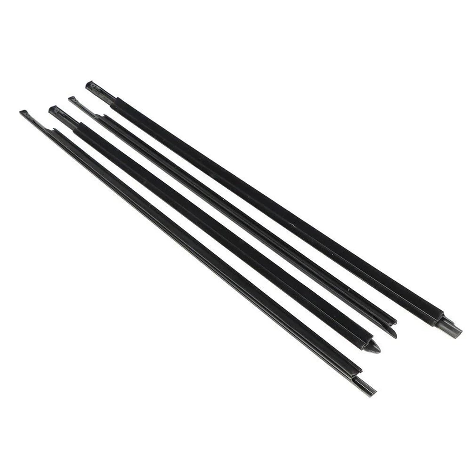 JBPIHZT 4PCS for Dodge for Ram 1500 2500 3500 4500 5500 2009-2021 Outer Pressure Window Weatherstrip
