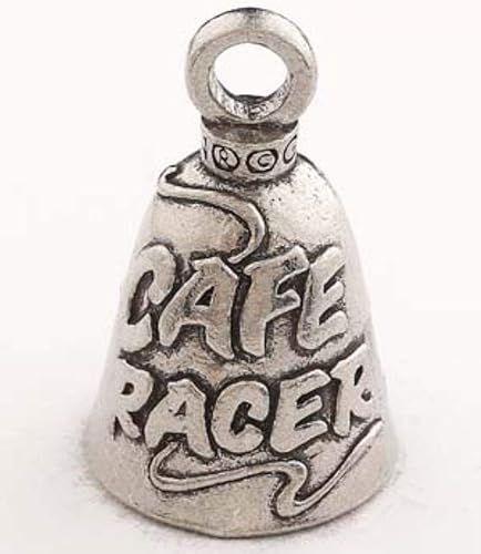 Guardian Bell Campanas de la buena suerte con llavero y bolsa de regalo de terciopelo negro  Campana de motocicleta  Campana de peltre sin plomo