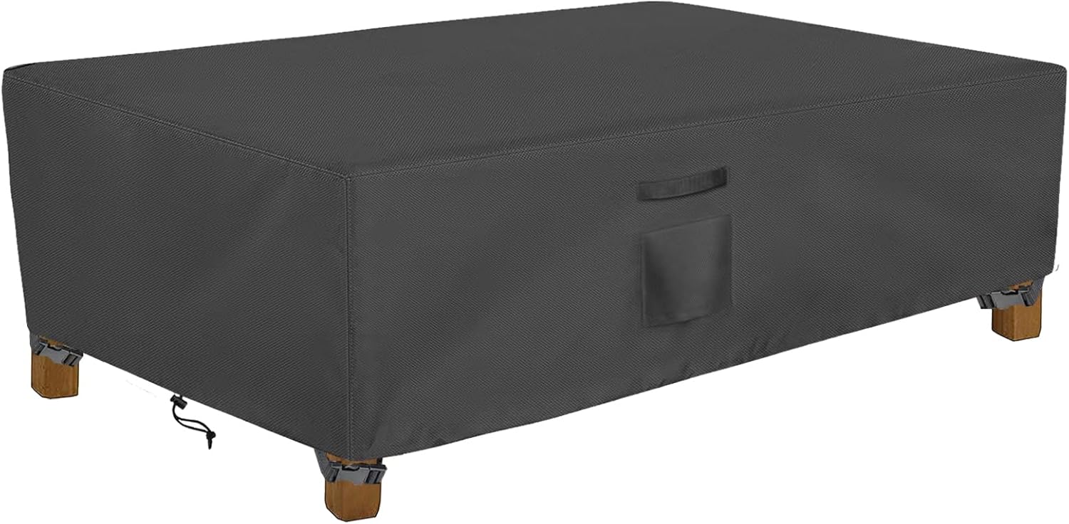 LYBOSH Patio Coffee Table Cover 37"(L) x 27"(W) x 17.8"(H