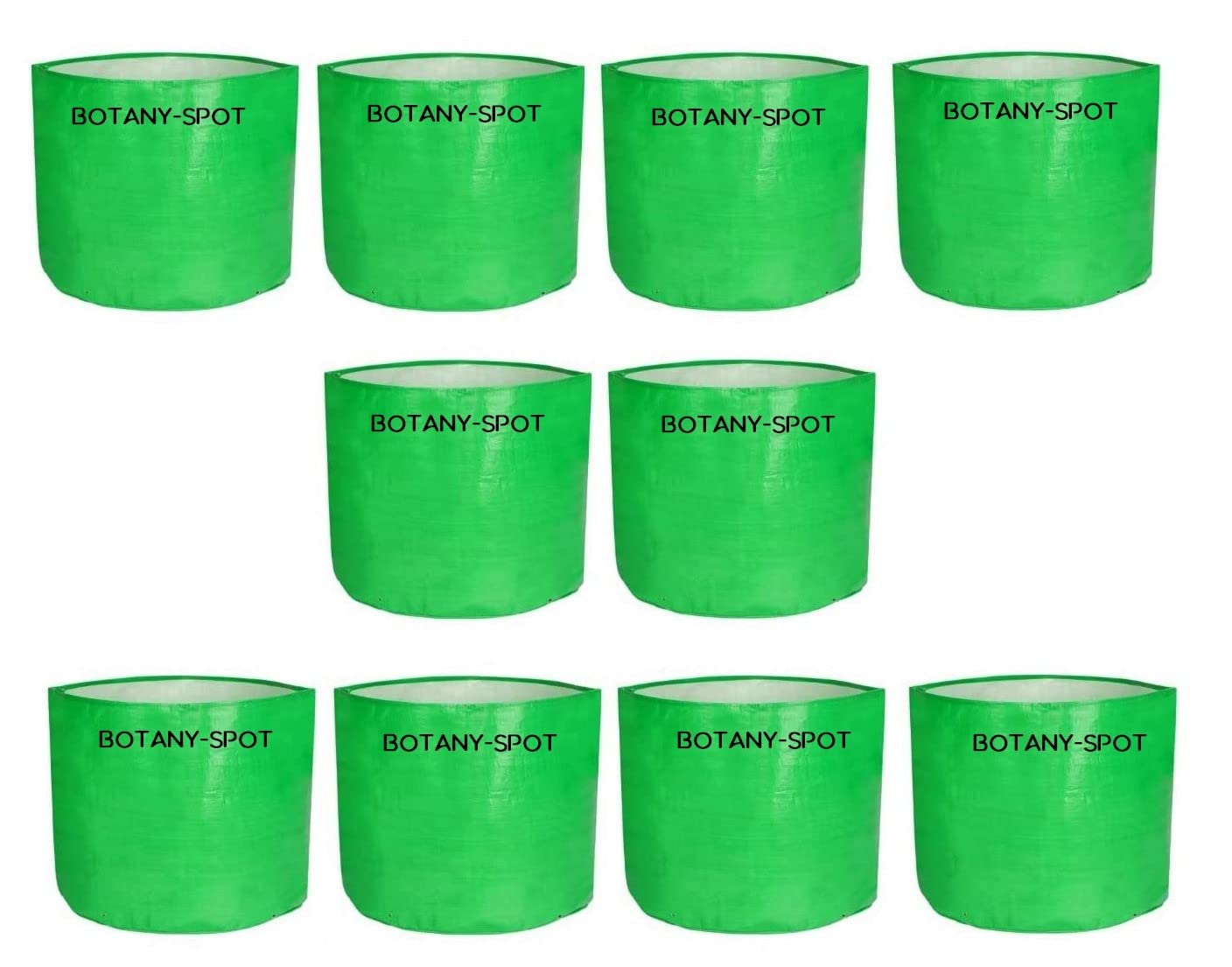 Botany-Spot HDPE Grow Bags - 6 x 6 Inches (Pack of 10 Bags) 270 GSM HDPE Strong, Terrace Gardening Vegetable Planting Pots, Woven Fabric Leafy Fruits Grow Bags for Terrace Gardening.… (B0BWNMKY9C) Amazon Price History, Amazon Price Tracker
