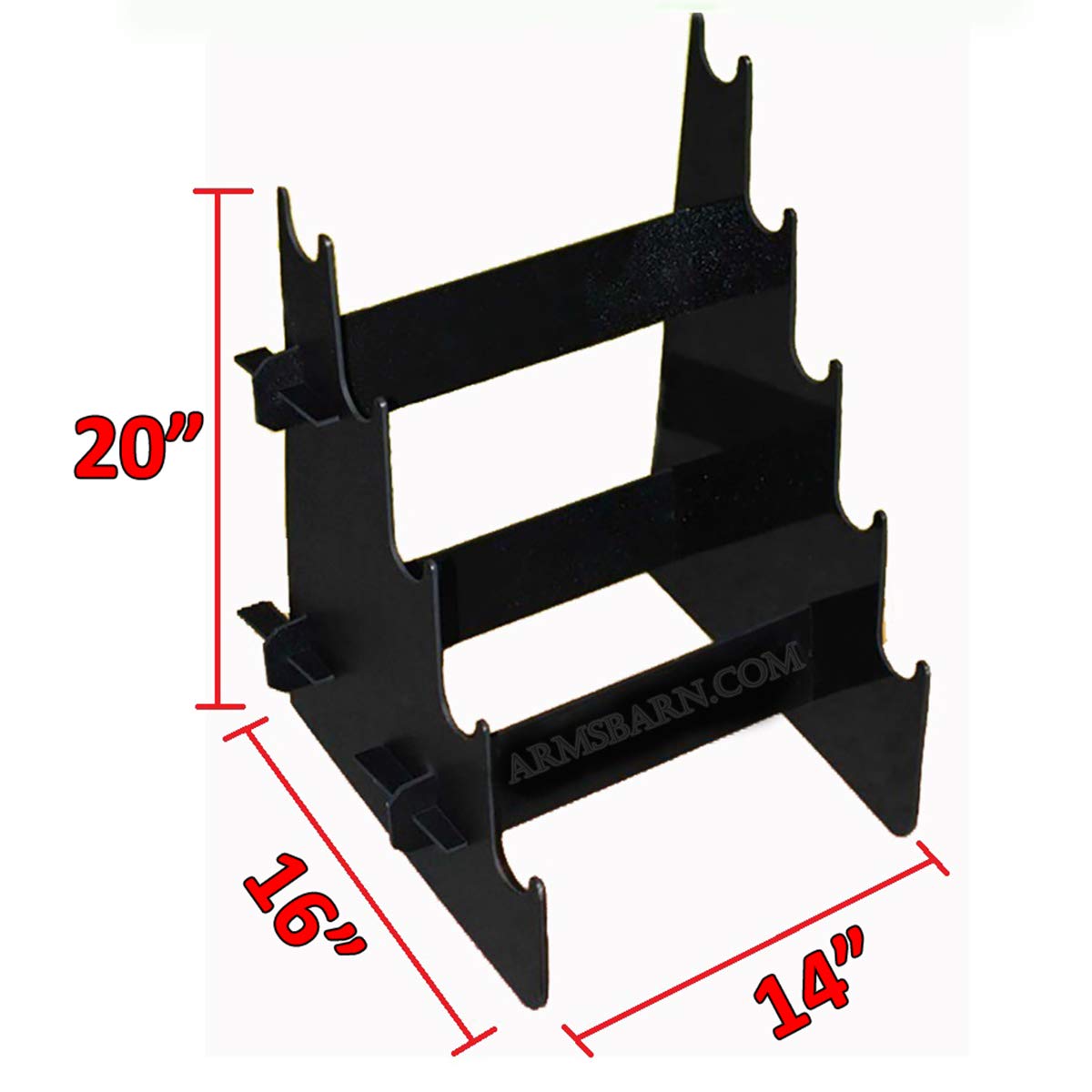 ArmsBarn Sword/Rifle/Gun TableTop Stand Display Rack for Gun Show or
