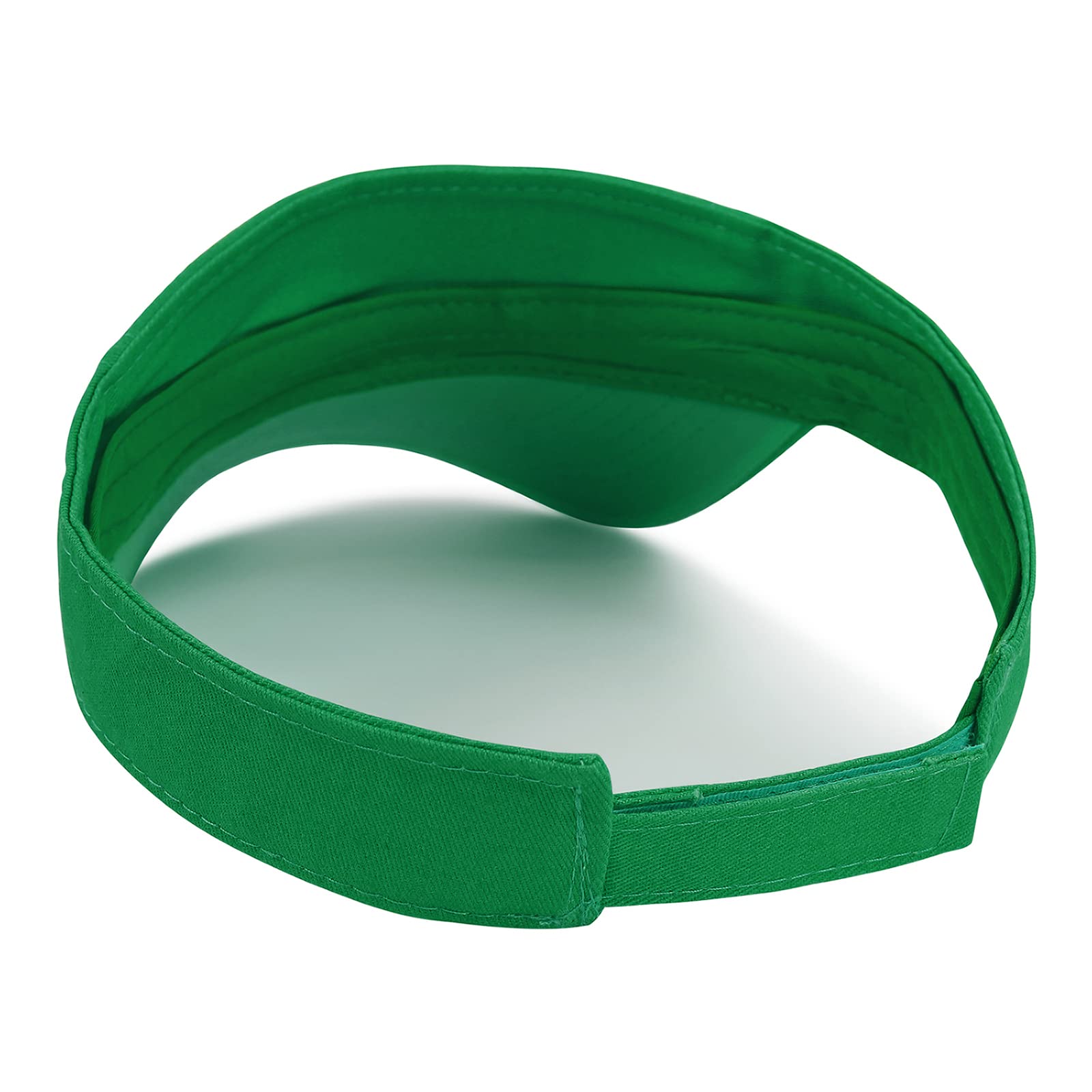 Viseras solares unisex para mujeres y hombres, sombreros deportivos de algodón para protección solar, Verde, talla única