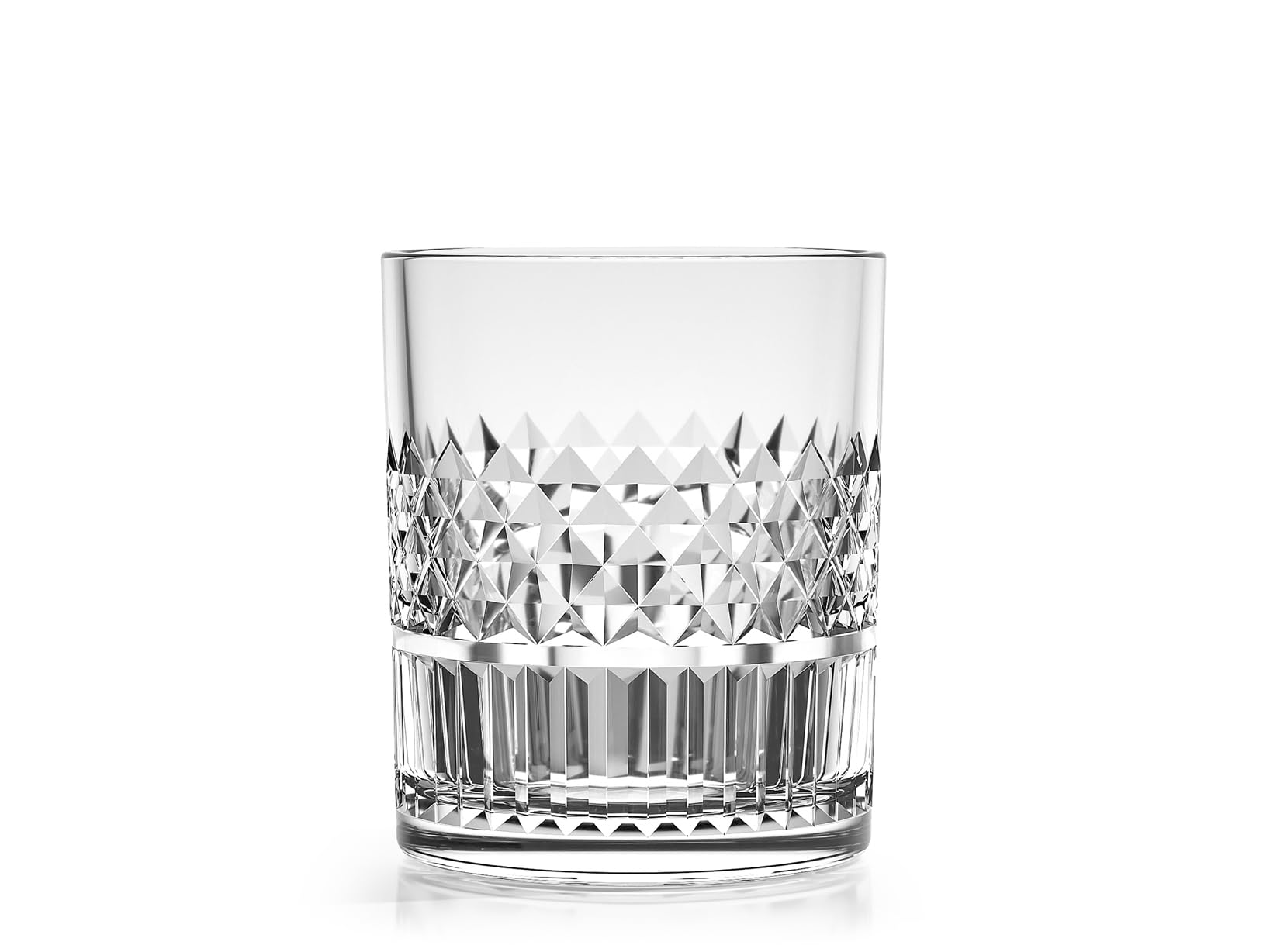 H&H Set of 6 Beverly Glass Water Glasses 31cl - Stylish and Durable - Dishwasher Safe - Refined Design for Daily Use or Special Occasions