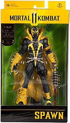 Miniatura 1 de McFarlane Toys Figura de Mortal Kombat 11 Spawn de 7 pulgadas Curse of Apocalypse, 22 piezas móviles, base de soporte de coleccionista, a partir de